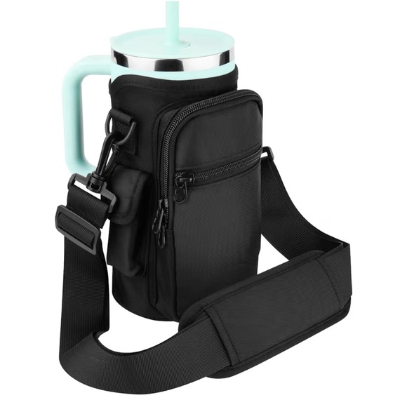 Other - Water Bottle Carrier Bag for Hydro Flask 40/32oz Tumbler Phone Pocket Nylon NWOT